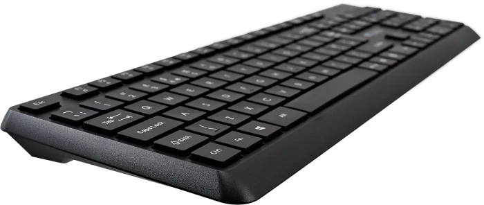 V7 KU350 Pro Tastatur, schwarz, USB, UK