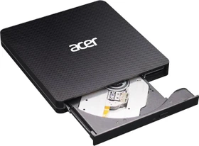 Acer AXD001, SlimLine, DVD-Writer schwarz, USB-C 3.0/USB-A