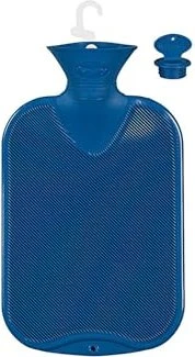 Fashy Wärmflasche Doppellamelle blau