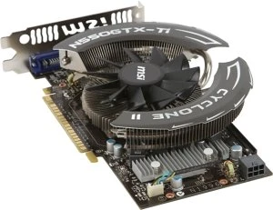 MSI GeForce GTX 550 Ti, N550GTX-Ti Cyclone II, 1GB GDDR5, 2x DVI, Mini HDMI
