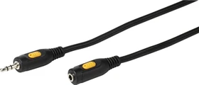 Vivanco 3.5mm Klinke Verlängerungskabel schwarz 1.5m