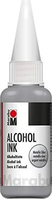 Marabu Alcohol Ink Malfarbe, silber metallic, 20ml