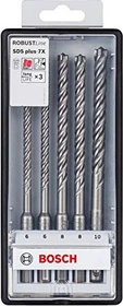 Bosch Professional SDS-plus-7X Hammerbohrer-Sortiment, 5-tlg.