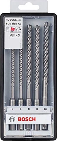 Bosch Professional SDS-plus-7X Hammerbohrer-Sortiment, 5-tlg.