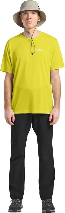 Jack Wolfskin Vonnan Funktionsshirt kurzarm chartreuse (Herren)
