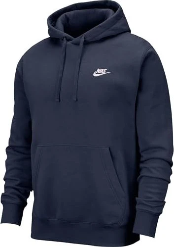 Nike Sportswear Club Fleece Hoodie midnight navy/white (Herren)