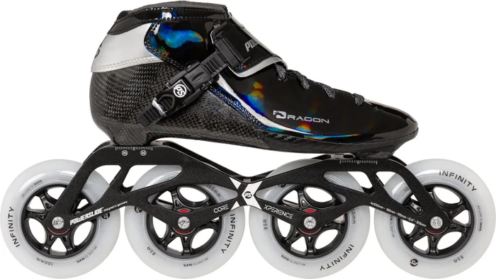 Powerslide Dragon 100 Inline-Skate schwarz