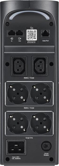 APC Back-UPS Pro, 2200VA, schwarz, 4x Schuko, 2x C13, USB