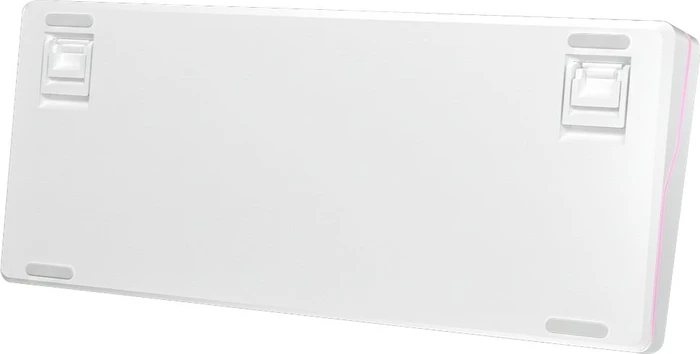 Aula F87 Pro V2 Wireless, White Contour Engraved, LEDs RGB, hot-swap, LEOBOG Seiya Star Vector, USB/Bluetooth, US