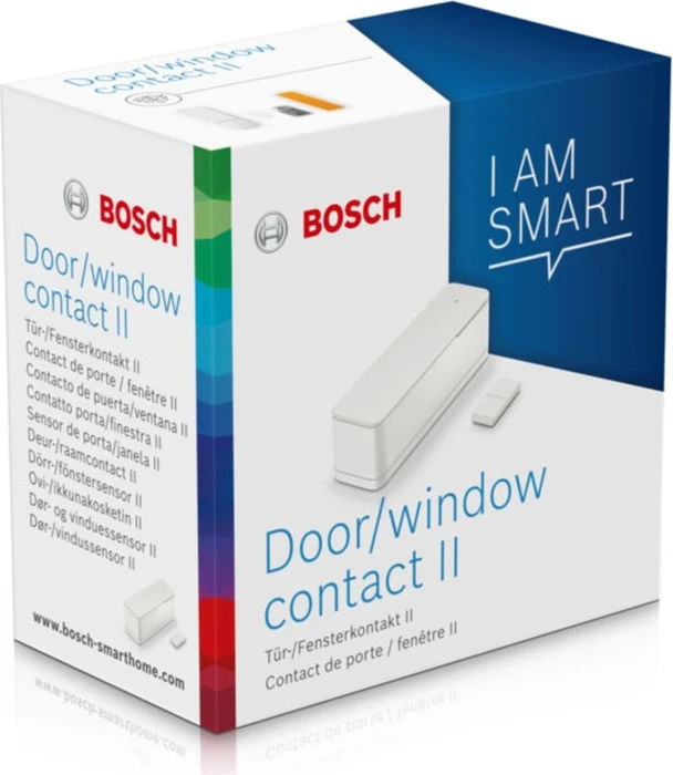 Bosch Smart Home Tür-/Fensterkontakt II, weiß, Schließ-/Öffnungssensor, 4er-Pack