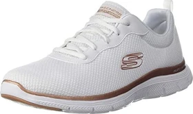 Skechers Flex Appeal 4.0 Brilliant View weiß/rose gold (Damen)