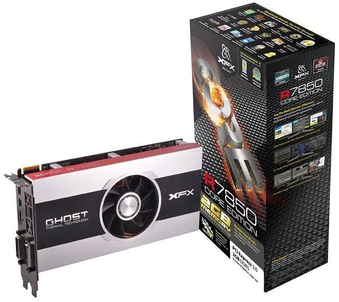 XFX Radeon HD 7850 Core Edition, 2GB GDDR5, DVI, HDMI, 2x mDP