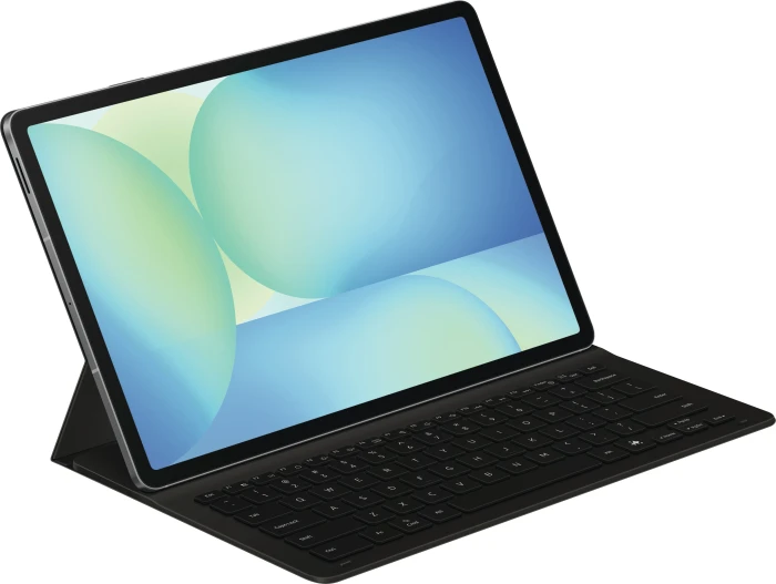 Samsung EF-DX620 Book Cover Keyboard Slim mit AI-Taste für Galaxy Tab S10 FE+, schwarz, DE