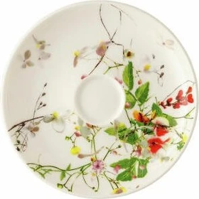 Rosenthal Brillance Bone China Fleurs Sauvages Espresso-Untertasse/Coup