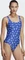 adidas Allover Print Sportswear Badeanzug semi lucid blue/white (Damen) Vorschaubild
