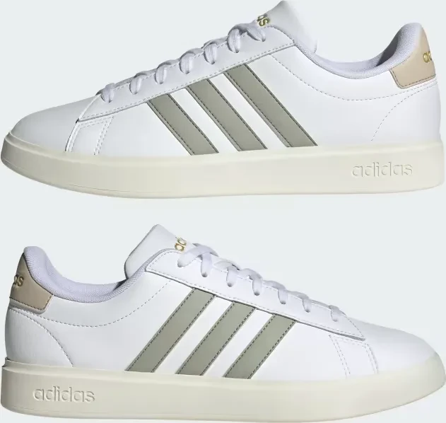 adidas Grand Court 2.0 cloud white/silver pebble/wonder beige