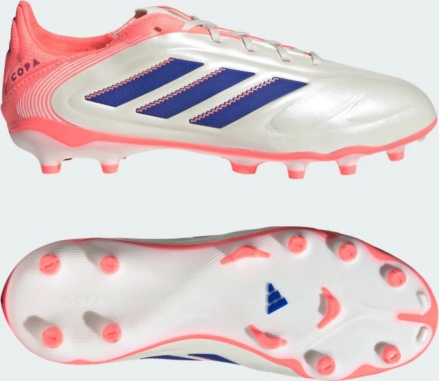 adidas Copa Pure 3 Club FG/AG off white/lucid blue/signal coral (Junior)