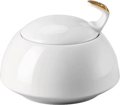 Rosenthal TAC Gropius – Tazzina Espresso In Porcellana Con Decorazione Skin Gold, Design Bauhaus
