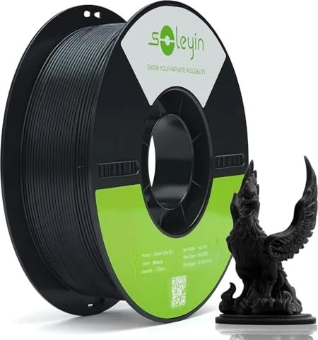 Creality Soleyin PLA, schwarz, Spule, 1.75mm, 1.00kg