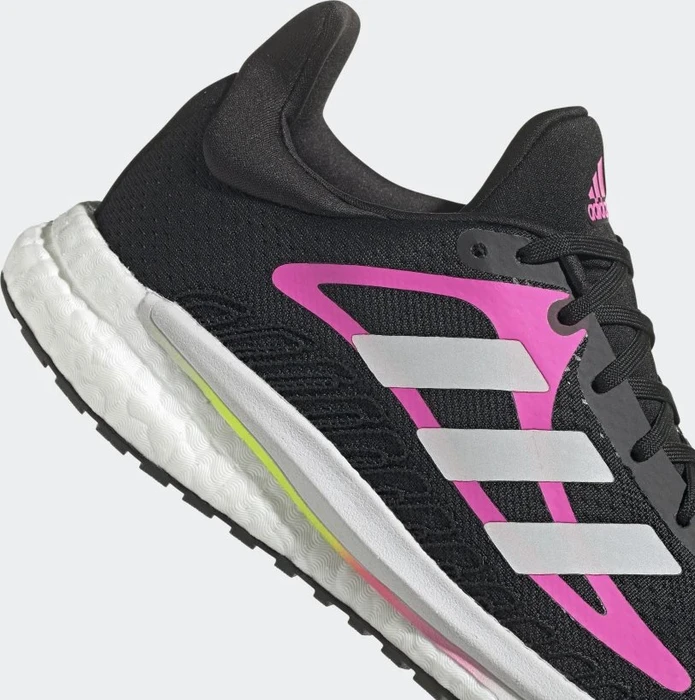 adidas Solar Glide core black/cloud white/screaming pink (Damen)