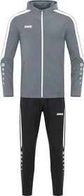 Jako Polyester Power mit Kapuze Trainingsanzug steingrau