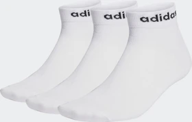 adidas Think Linear Ankle Socken white/black, 3 Paare