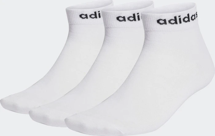 adidas Think Linear Ankle Socken white/black, 3 Paare