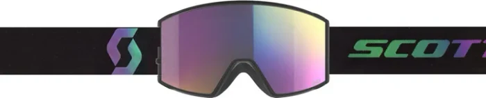 Scott React black-aurora green/teal chrome
