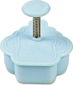 Städter Präge-Ausstecher mit Auswerfer Babyflasche 5cm blau