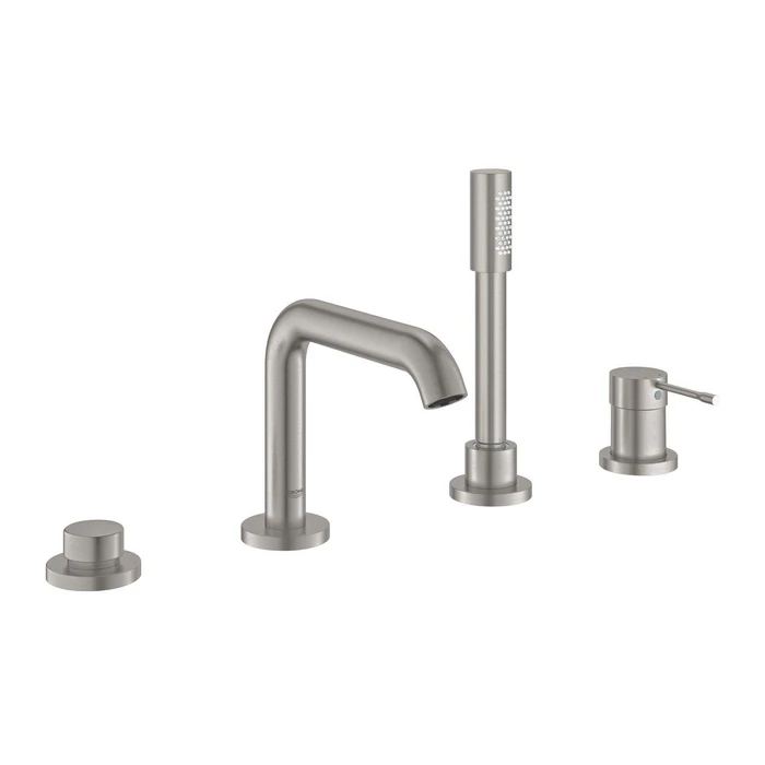 Grohe Essence 4-Loch Einhand-Wannenkombination supersteel