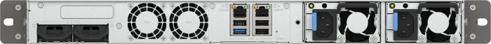 QNAP Turbo Station TS-h665U-RP-8G, 8GB RAM, 2x RJ-45 2.5GBase-T, 1x USB-A 3.1, 1HE