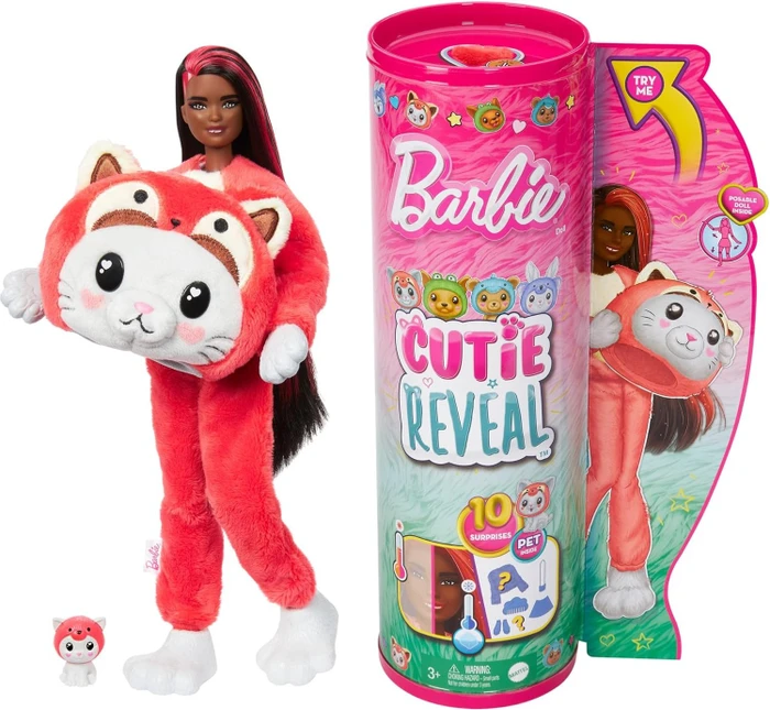 Mattel Barbie - Cutie Reveal - Roter Panda (verschiedene Ausführungen)