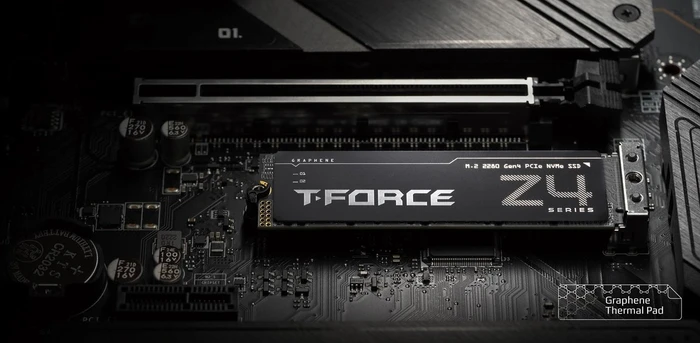 TeamGroup T-Force Cardea Z44A5 512GB, M.2 2280 / M-Key / PCIe 4.0 x4, Kühlkörper