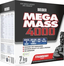 Weider Mega Mass 4000 Erdbeere 7kg