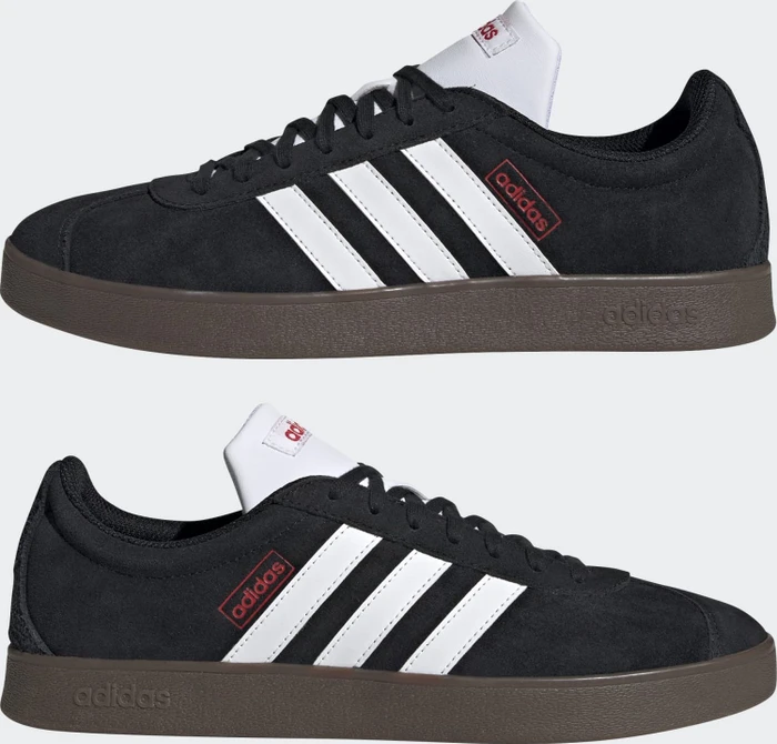 adidas VL Court 2.0 core black/cloud white/blue scarlet