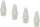 Tucano Ersatzspitze für Apple Pencil 1.Gen/2.Gen, Apple Pencil USB-C, Apple Pencil Pro, 4er-Pack (MA-STYTIPSET-W)