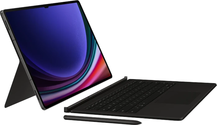 Samsung EF-DX915 Book Cover Keyboard für Galaxy Tab S9 Ultra / Tab S10 Ultra, schwarz, DE