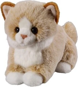 Bauer Deine Tiere mit Herz Katze liegend 18cm beige