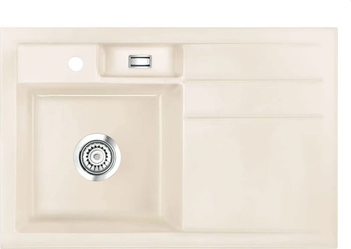 systemceram Bela 78 Einbau Becken links magnolie