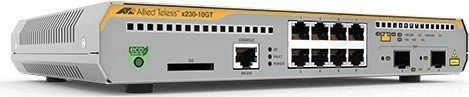 Allied Telesis x230 Desktop Gigabit Managed Switch, 8x RJ-45, 2x SFP