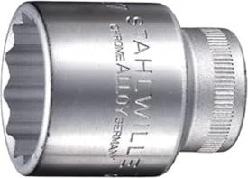 Stahlwille 50 Außenzwölfkant Steckschlüssel 1/2", 9x38mm