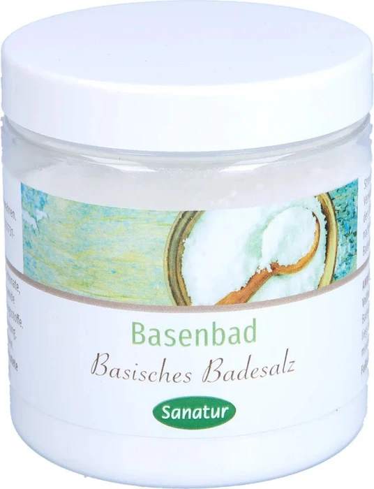 Sanatur Basenbad basisches Badesalz, 250g