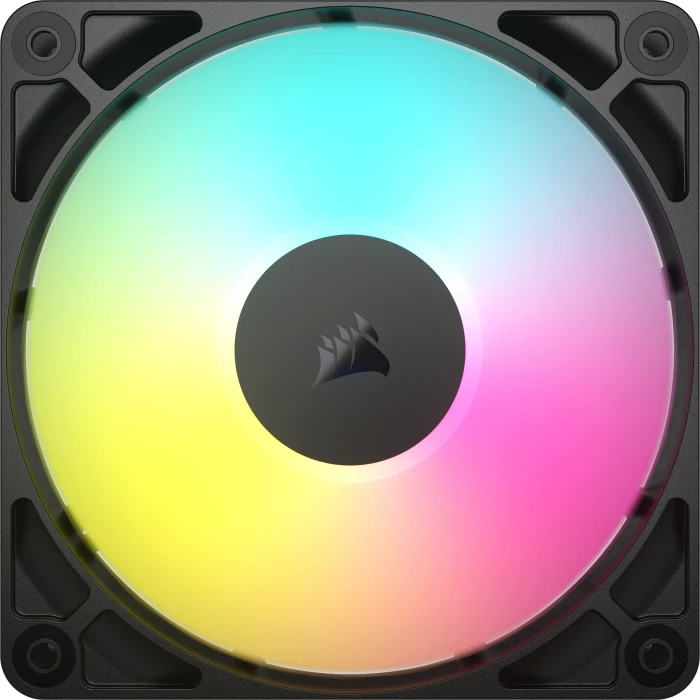 Corsair RS Series RS120 Reverse ARGB, schwarz, 120mm, 3er-Pack