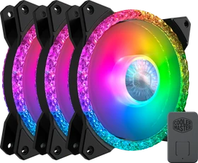 Cooler Master MasterFan MF120 Prismatic, LED-Steuerung, 120mm, 3er-Pack