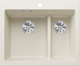 Blanco Pleon 6 Split InFino Becken links softweiß