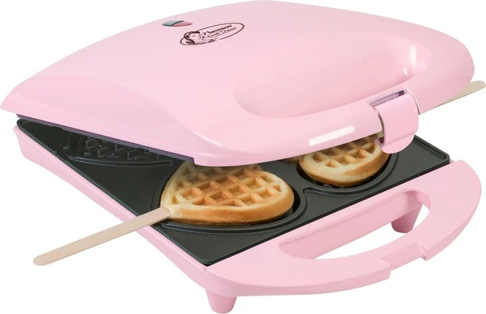 Bestron DSW271P Herzform Waffeleisen
