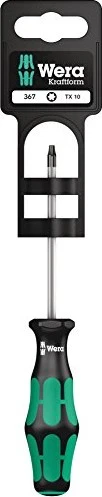 Wera Kraftform Plus Serie 300 367 SB Torx Schraubendreher, T10x80mm
