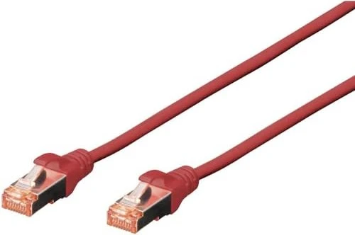 DIGITUS CAT 6 S-FTP Patchkabel, Cu, LSZH AWG 27/7, Länge 5 m, Farbe Rot Image