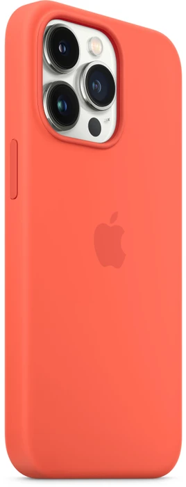 Apple Silikon Case mit MagSafe für iPhone 13 Pro Nektarine