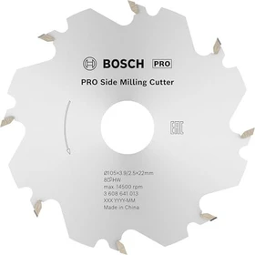 Bosch Professional PRO Fräserblatt 8Z, 105x4x22mm, 1 Stück